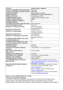facoltà - UNIPA-Offerta Formativa