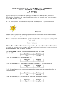 Inglese – CLASSI II - Istituto Comprensivo "San Benedetto" Valfabbrica