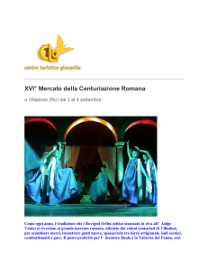 XVI° Mercato della Centuriazione Romana