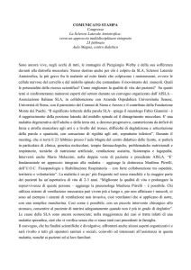 Convegno "La Scleorsi Laterale Amiotrofica