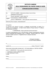 x - Istituto Madre Cabrini