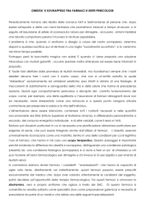 OBESITA` E SOVRAPPESO TRA FARMACI E DIETE PERICOLOSE