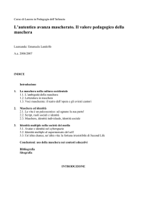 Sulla maschera (Emanuela Landolfo)