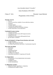 fisica 4ALL Prof. Borioni Laura