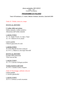 Unità A1 Fabula, intreccio, tempo