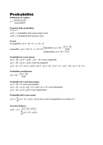 probabilita formulario ridotto