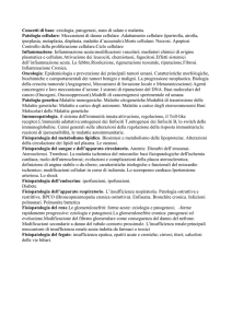 Concetti di base: eziologia, patogenesi, stato di