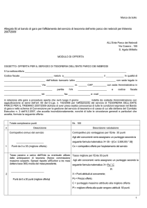 offerta - Parco dei Nebrodi