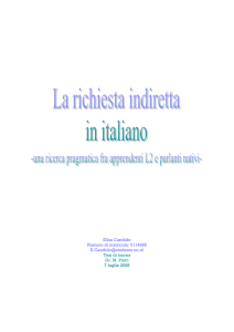 6. Allegati Appendice I: Questionario della prima ricerca