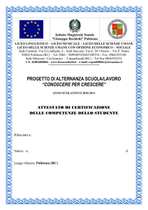 portfolio dello studente