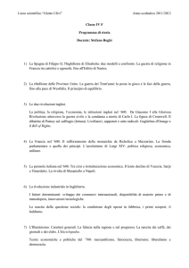 Liceo scientifico “Giotto Ulivi” Anno scolastico 2011/2012 Classe IV