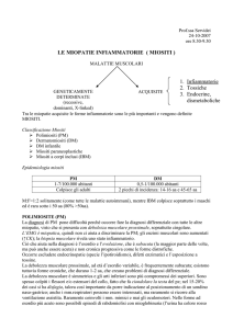 le miopatie infiammatorie - Digilander