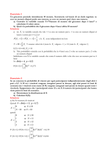 Esercizio 1 - statistica@unimib