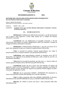 determina - Comune di Riccione