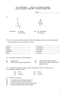 Esame di Profitto in Biochimica