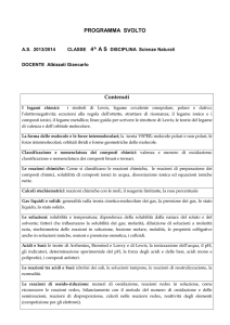 PROGRAMMA SVOLTO A.S. 2013/2014 CLASSE 4^ A S