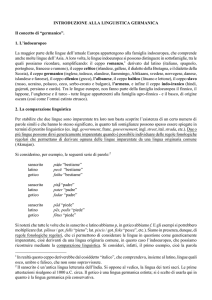 Introduzione alla linguistica germanica