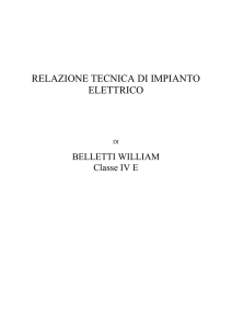 Imp. elettrico: relazione tecnica