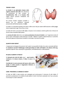 TIROIDE E IODIO