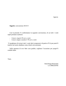 Modulo Convenzione