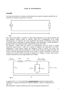 LINEE DI TRASMISSIONE