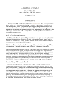 OCTOGESIMA ADVENIENS - Pontificio Consiglio Giustizia e Pace