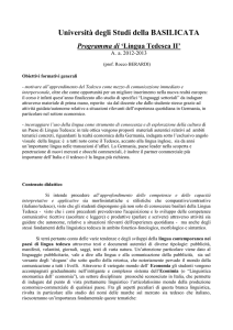 Lingua tedesca II - Berardi - SLLSF - LET0074