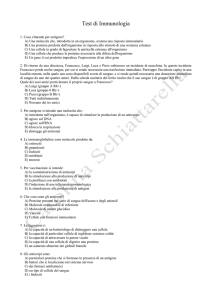 Test di Immunologia
