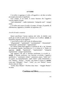 avverbi - Centro Studi Baresi