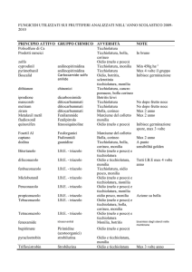 fungicidi e insetticidi per esame stato