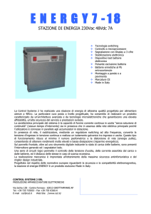 STAZIONE DI ENERGIA 230Vac 48Vdc 7A