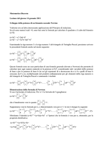 Matematica Discreta I - Matematica e Informatica