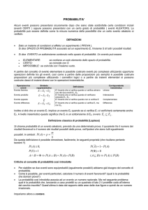 probabilita - Liceo Mascheroni