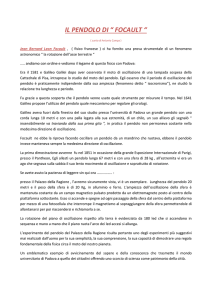 IL PENDOLO DI “ FOCAULT “ ( sunto di Antonio Campa ) Jean