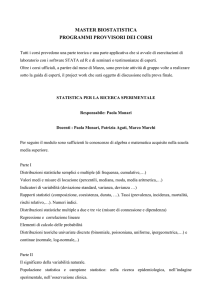 programmi preliminari dei moduli