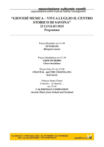 La musica dei Liguriani è stata trasmessa da Rai
