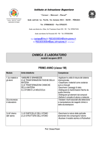 chimica - Cavour–Marconi–Pascal