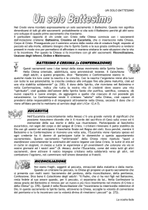 13. Un solo Battesimo - Parrocchia Santa Lucia di Roseto