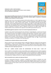 Intervista a Prof. Filippo de Braud
