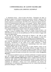 Bachelard e Geymonat