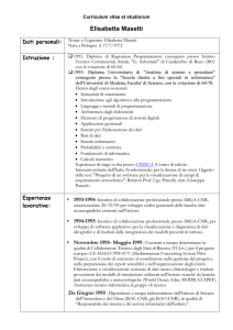 curriculum - CNR-ISAC
