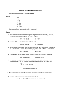 Numeri romani