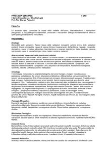 PATOLOGIA GENERALE 5 CFU ( Corso Integrato con