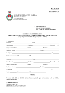 istanza autorizzazione - modello a