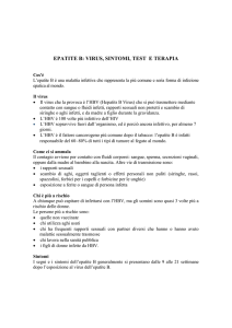 EPATITE B: VIRUS, SINTOMI