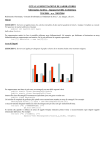 esercitazione di laboratorio - Dipartimento di Ingegneria informatica