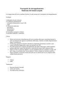 Neuropatie da intrappolamento