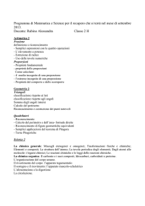 Corso H: recupero Classi II - Istituto Comprensivo Carpi Centro