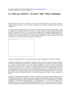 La "Rete per l`infarto"