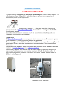 Esercitazione Interruttore Crepuscolare
